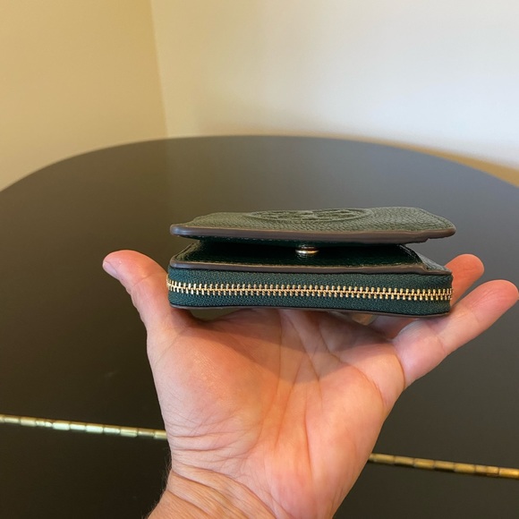 NWT AUTHENTIC LUXURY MINIMALIST RARE Tory Burch Perry Bombe Bi-Fold Wallet - Picture 10 of 17